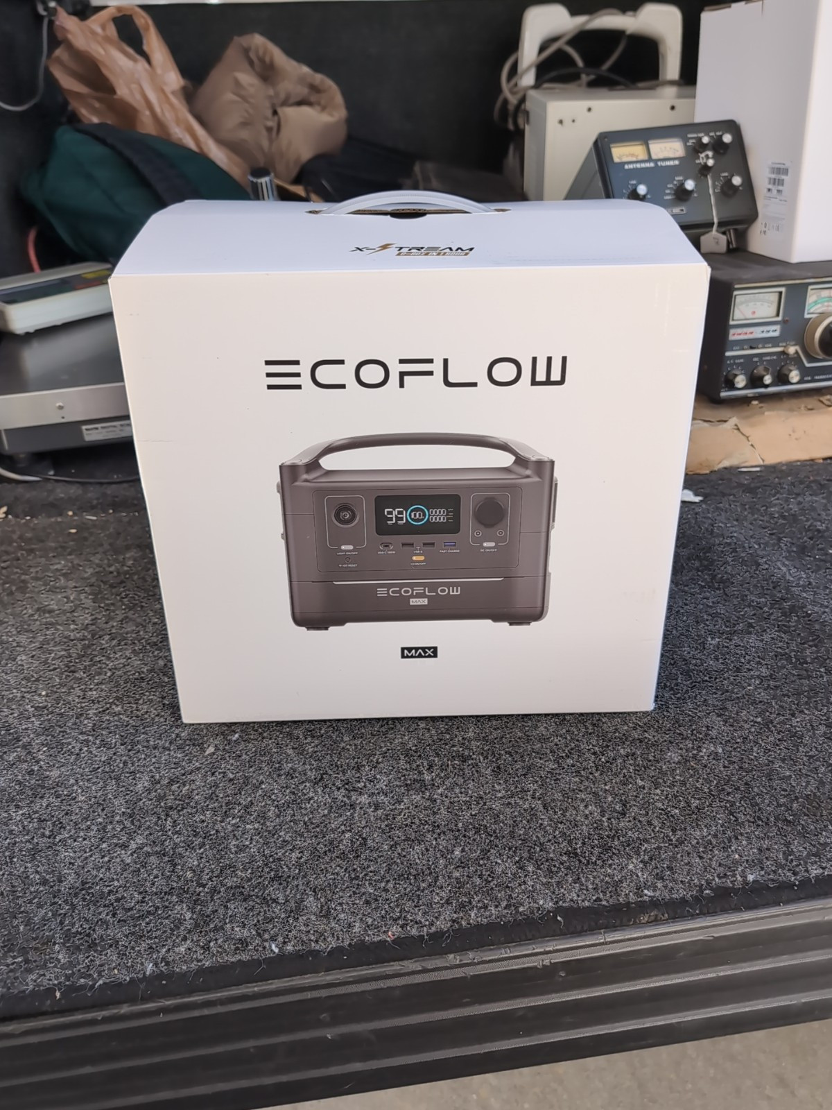 Ecoflow Backup Power Unit Open Box In The Box No Solar Panels But Got The Cables
