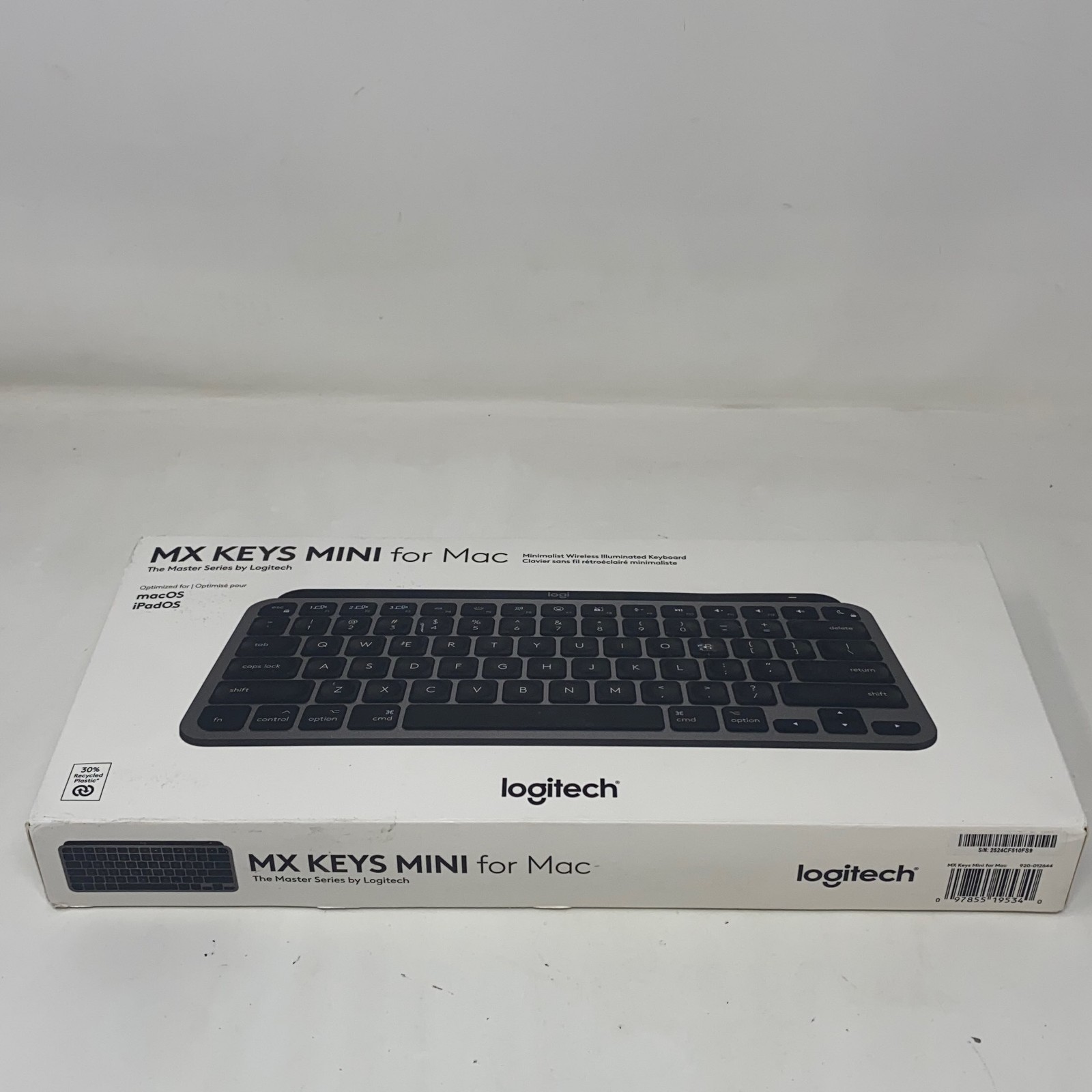 Logitech MX Keys Mini for Mac Wireless Keyboard - Space Gray
