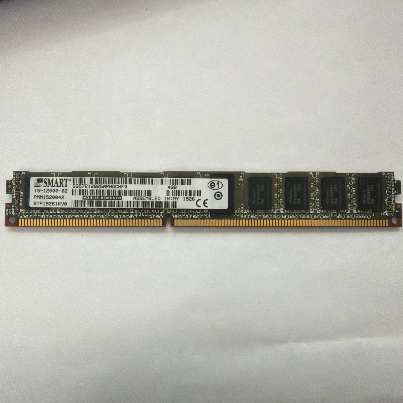 4GB DDR3 LOW PROFILE SMART RAM MEMORY PMM1520042 STP19261KV0 SG57212825APHDCHF0