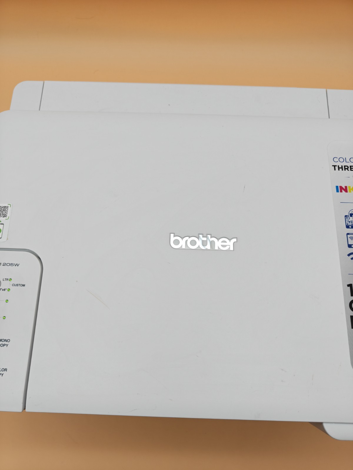 Brother MFC-J1205W Wireless Multi-Function Color-Inkjet Printer Powers On 