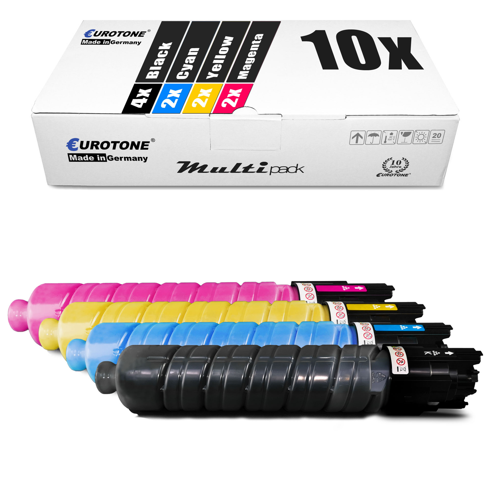 10X ECO Cartridge For Ricoh Aficio MP C-401-ZSP MP C-300-SR MP C-401-SP