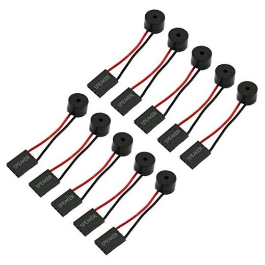 -Pack Mini Plug Speaker 4 Pin Desktop Computer Case PC Motherboard DIY 10