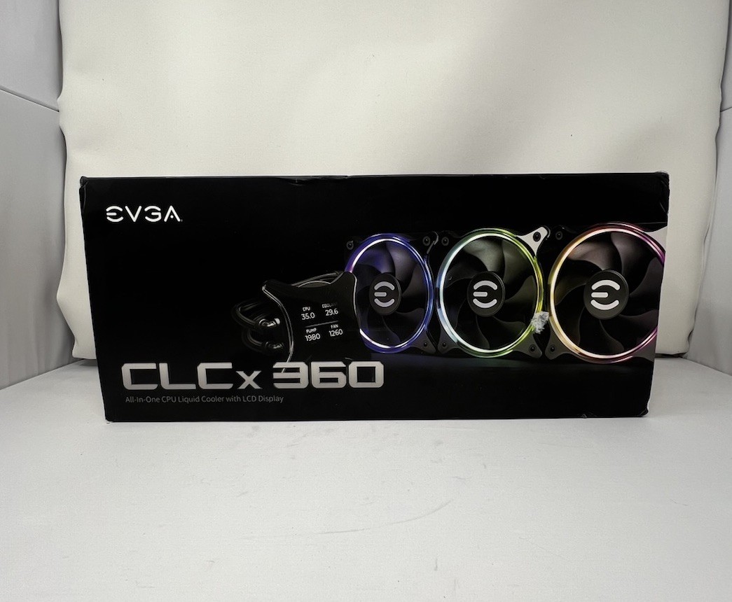 EVGA CLCx 360mm All-In-One LCD CPU Liquid Cooler Open Box