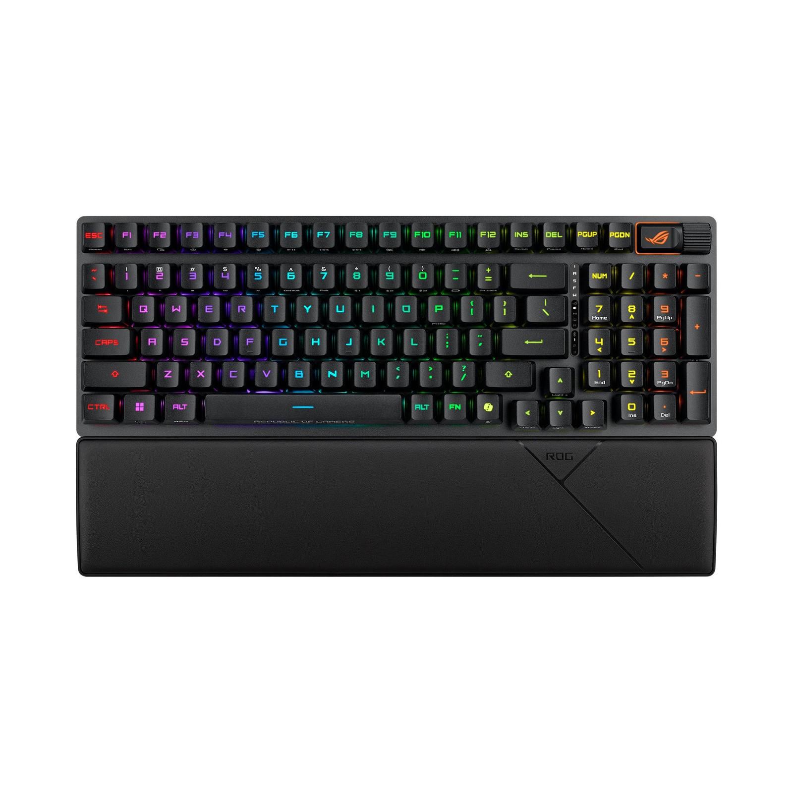 ASUS ROG Strix Scope II 96 RX Wireless Gaming Keyboard Black 96 Percent Layout