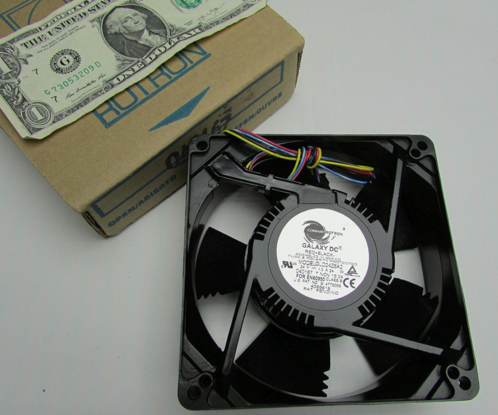 Comair Rotron Galaxy 4-Pin DC 24 VDC 1A 24W Server Fan 127MM x 38MM Ball Bearing
