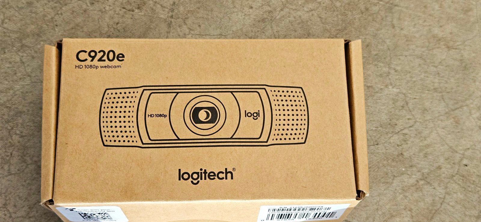 Logitech C920e 1080p HD Webcam 30fps Built-In Mic Clip-On USB 2.0