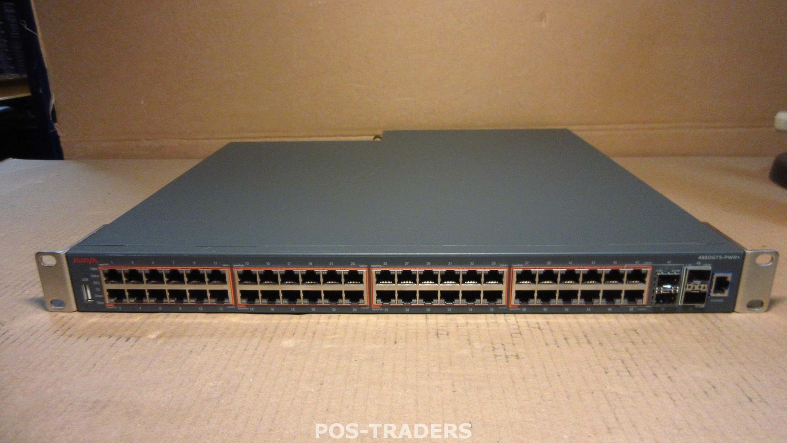 Avaya 4850GTS-PWR+ 48-Port GbE Layer 3 Switch AL4800A88-E6 Single PSU + RM EARS