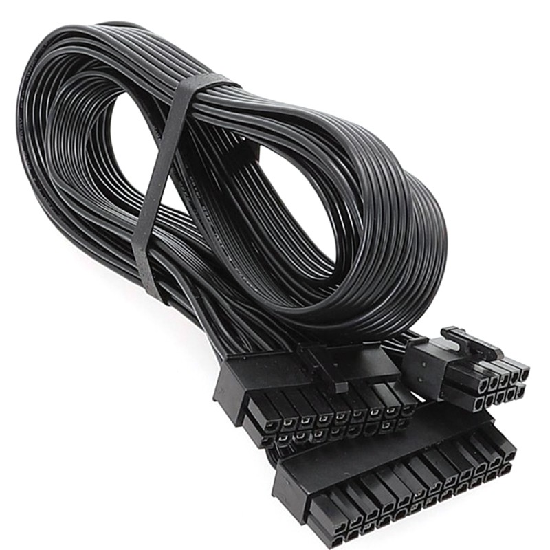 18AWG 10Pin+18Pin to 24Pin Modular Power Adapter Cable for Power Supply