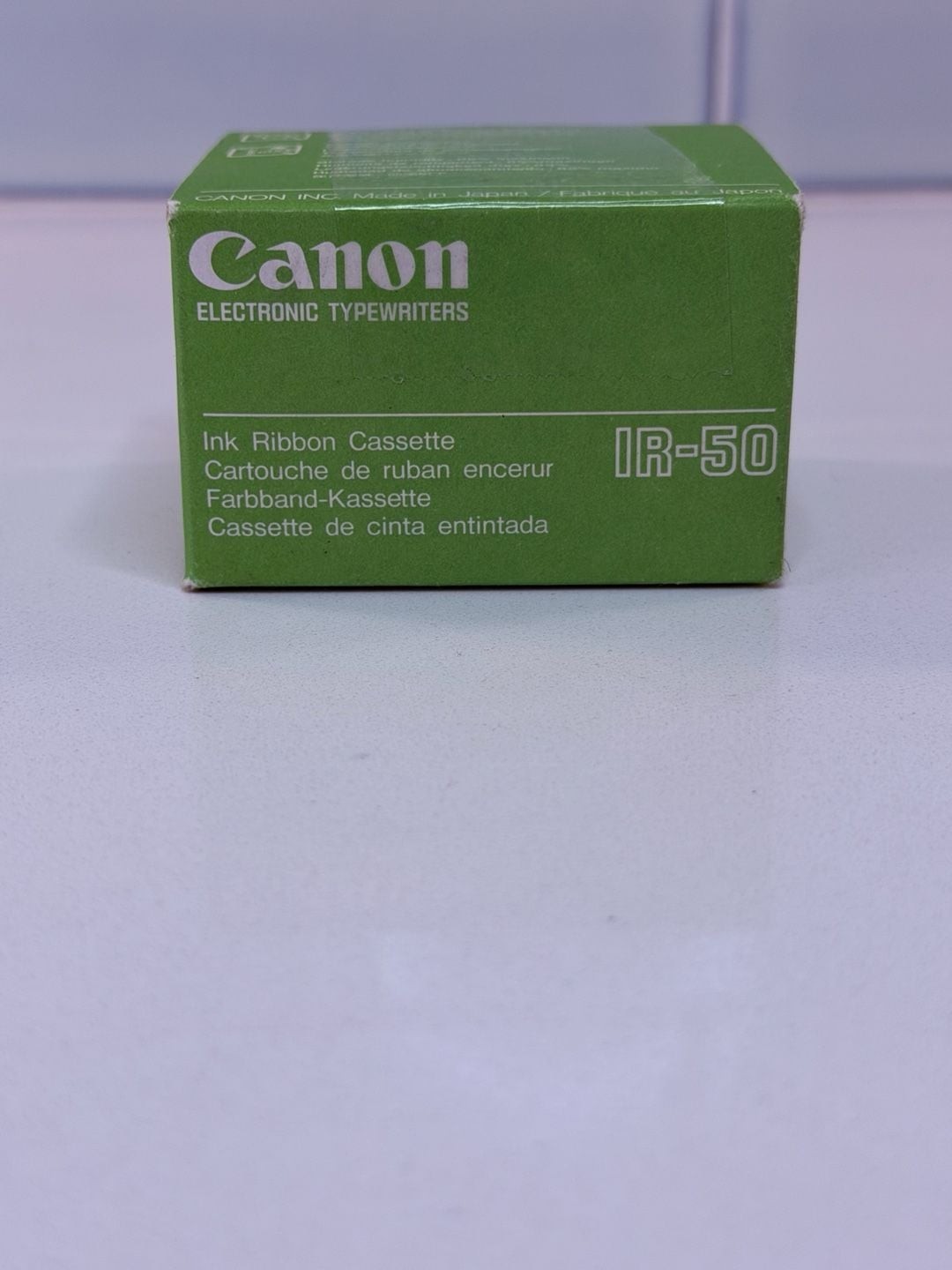 Canon IR-50 Ink Ribbon Cassette for Electronic Typewriters, Set of 4 Cartridges