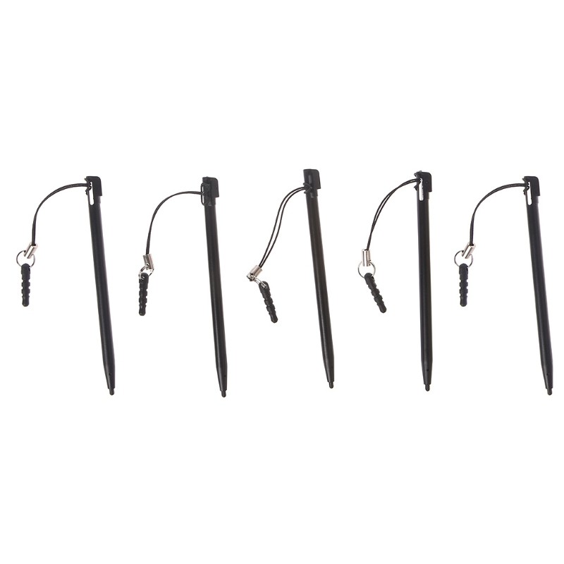 Resistive for Stylus Hard Tip Pen With Dust Plug Rope For POS PDA M