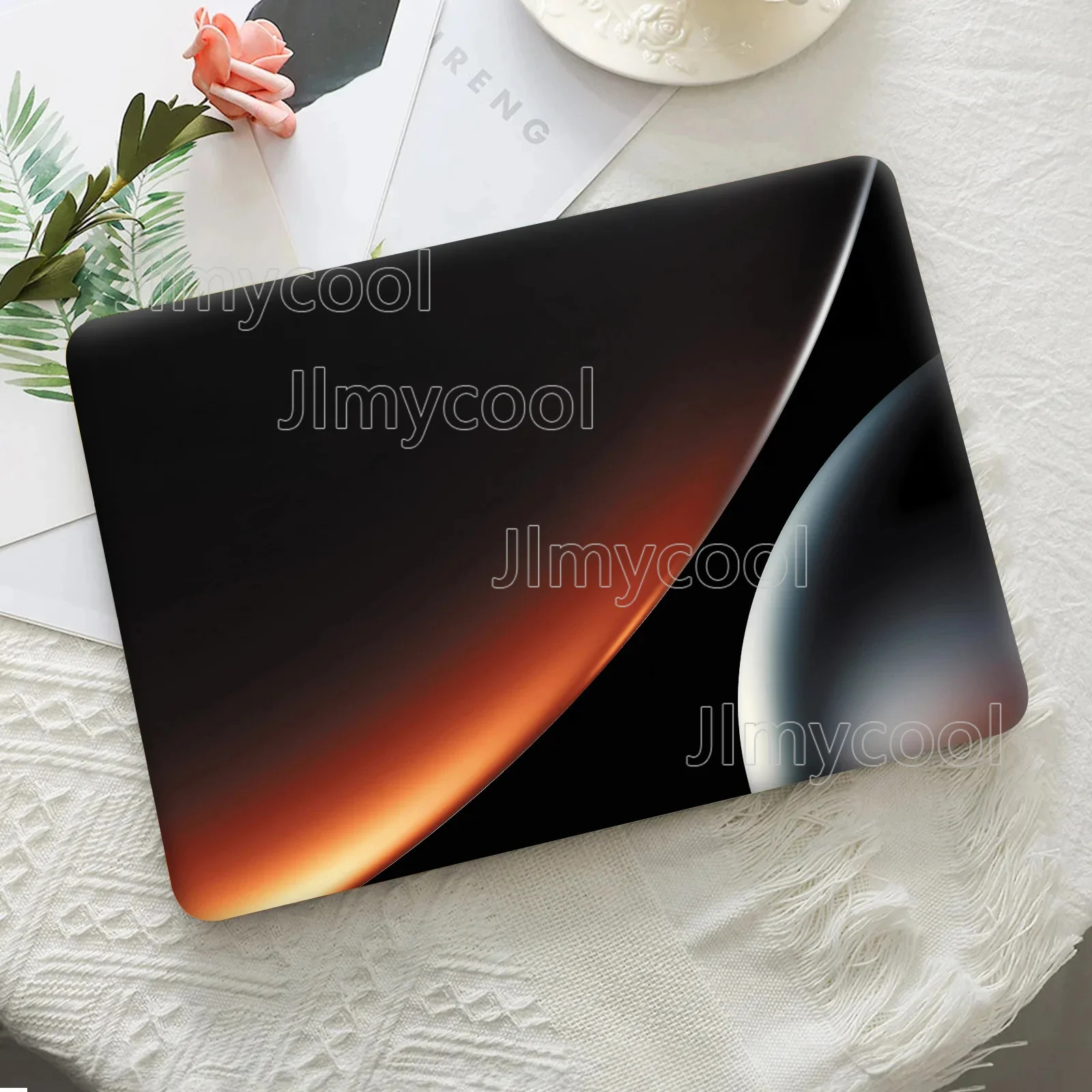 2 Pack Rendered Laptop Skin Stickers Vibrant Color PVC Self Adhesive 