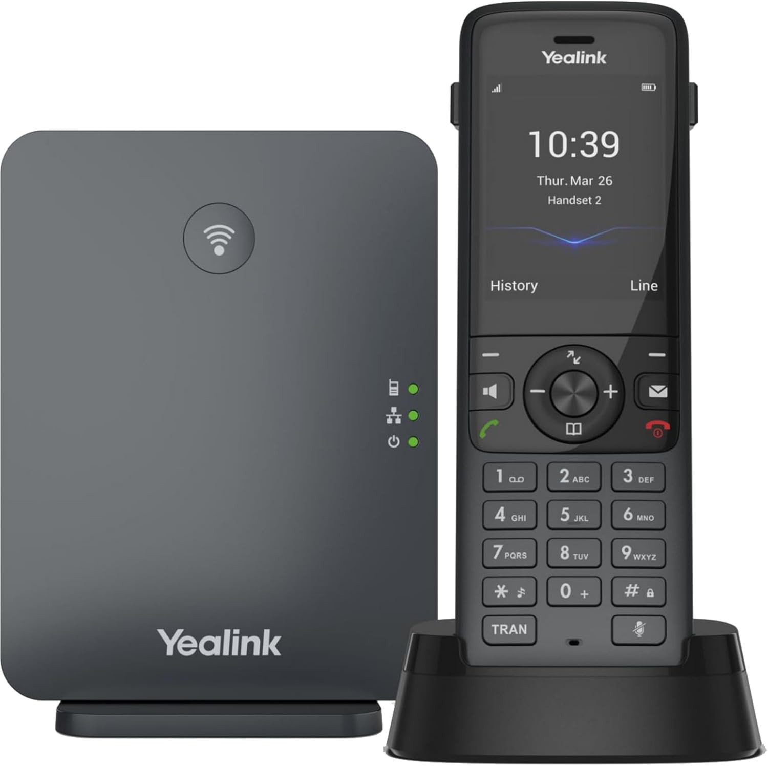 Yealink W78P DECT IP Phone System with W78H Handset, New Open Box