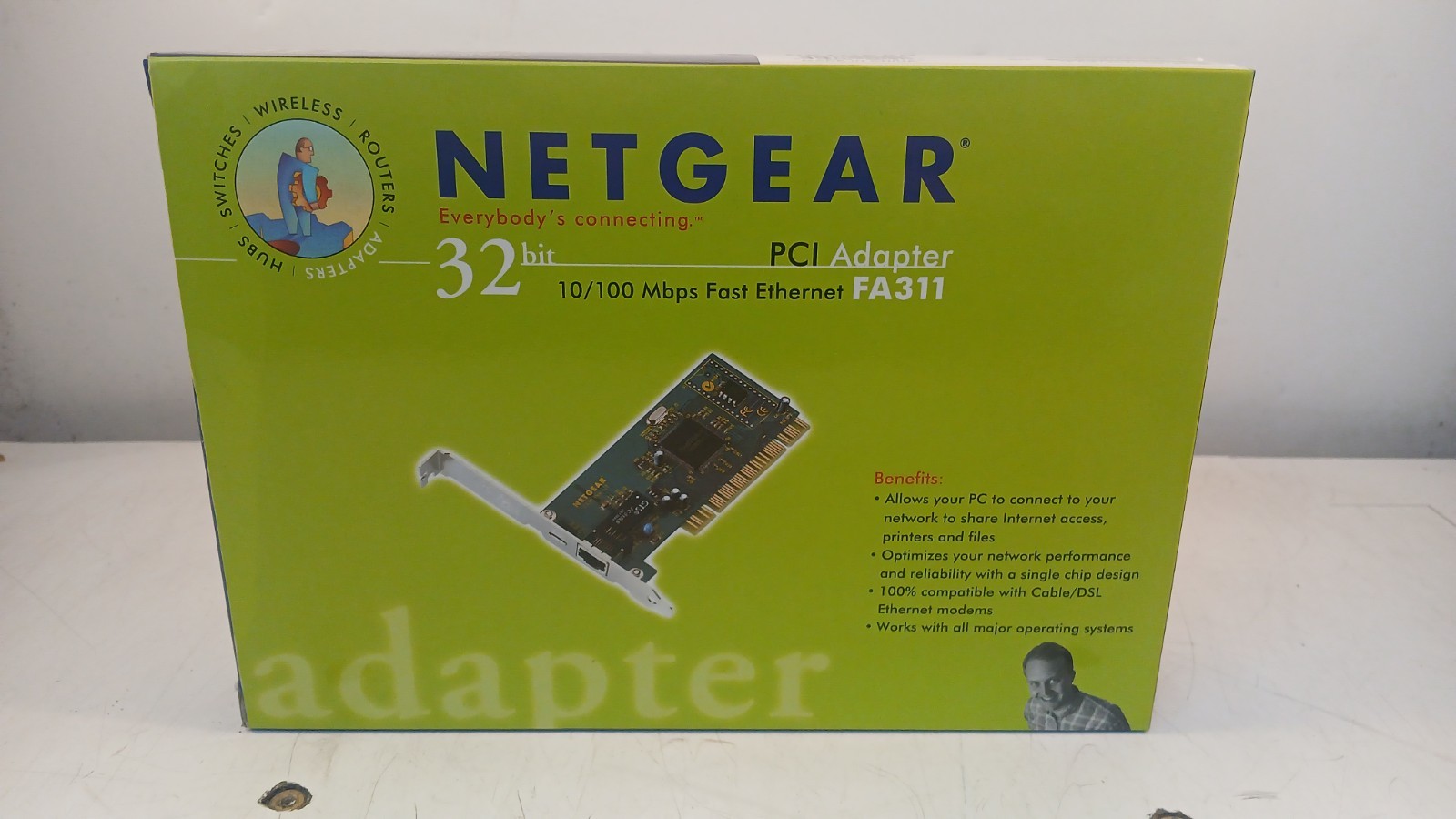 NETGEAR FA311 PCI Adapter *Open BOX* *READ*
