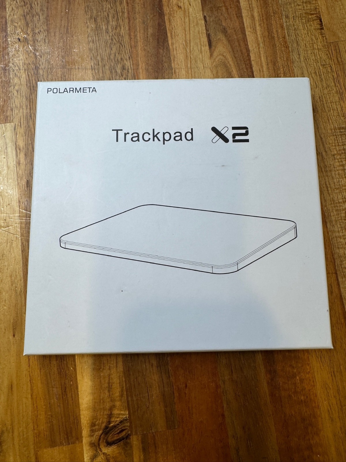 Polarmeta Wireless Trackpad For Mac & Windows With 2.4G USB 7.5 Glass Surface