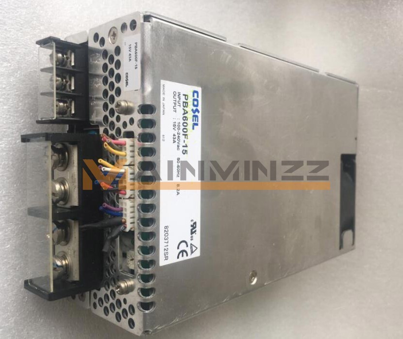 One Used COSEL PBA600F-15 15V 43A Switching Power Supply