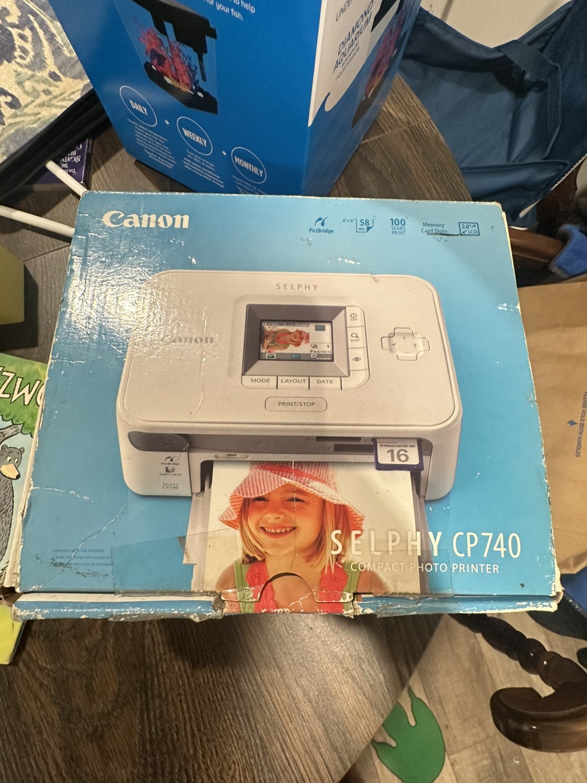 Canon Selphy CP740 Compact Photo Printer Working Condition