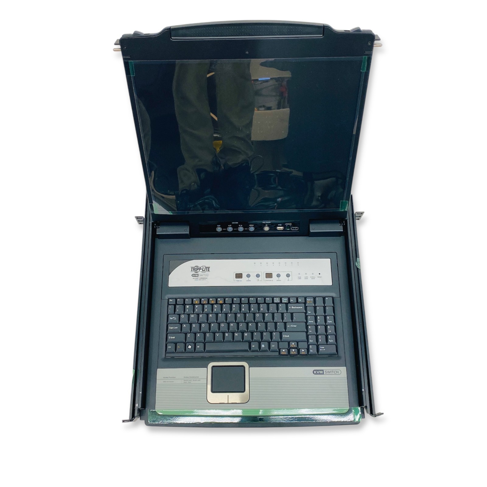 Tripp Lite B020-U08-19-K 19" LCD Rackmount 8-Port Console KVM Switch 1U
