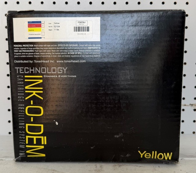 Ink-O-Dem - 5-Liter Yellow Dye-Based Refill Ink