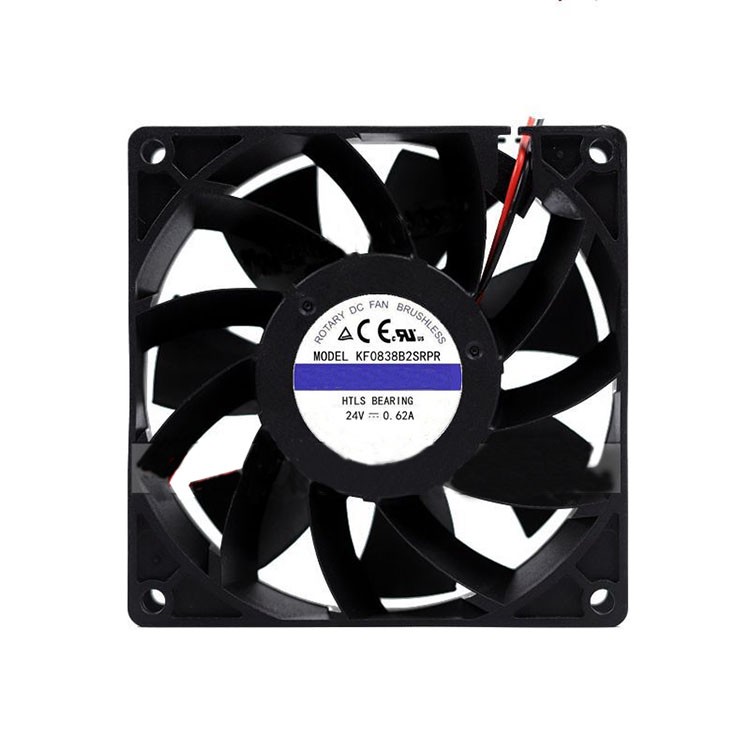 For JAMICON KF0838B2SRPR 8038 DC24V 0.62A for Inverter Cooling Fan 2-wire