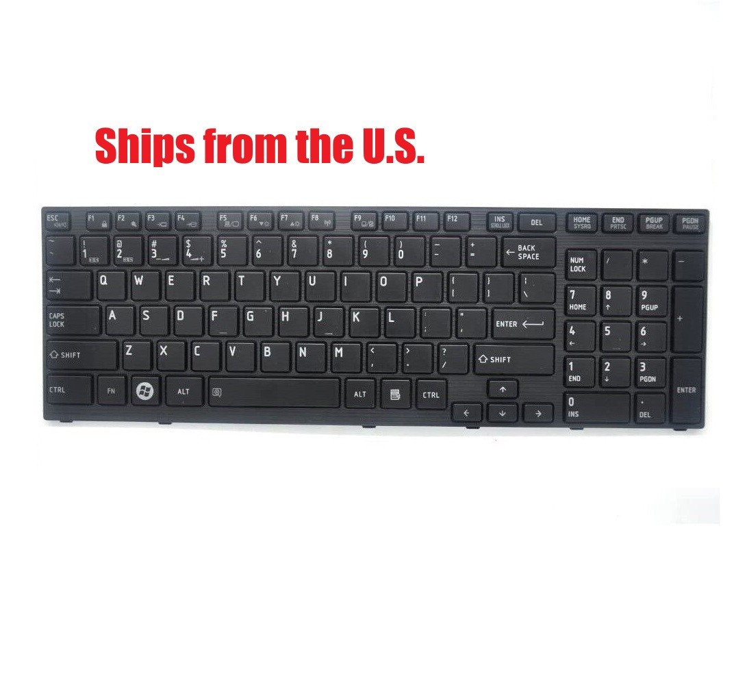 For Toshiba Satellite P755-s5390 US Keyboard Original New Non-Backlit