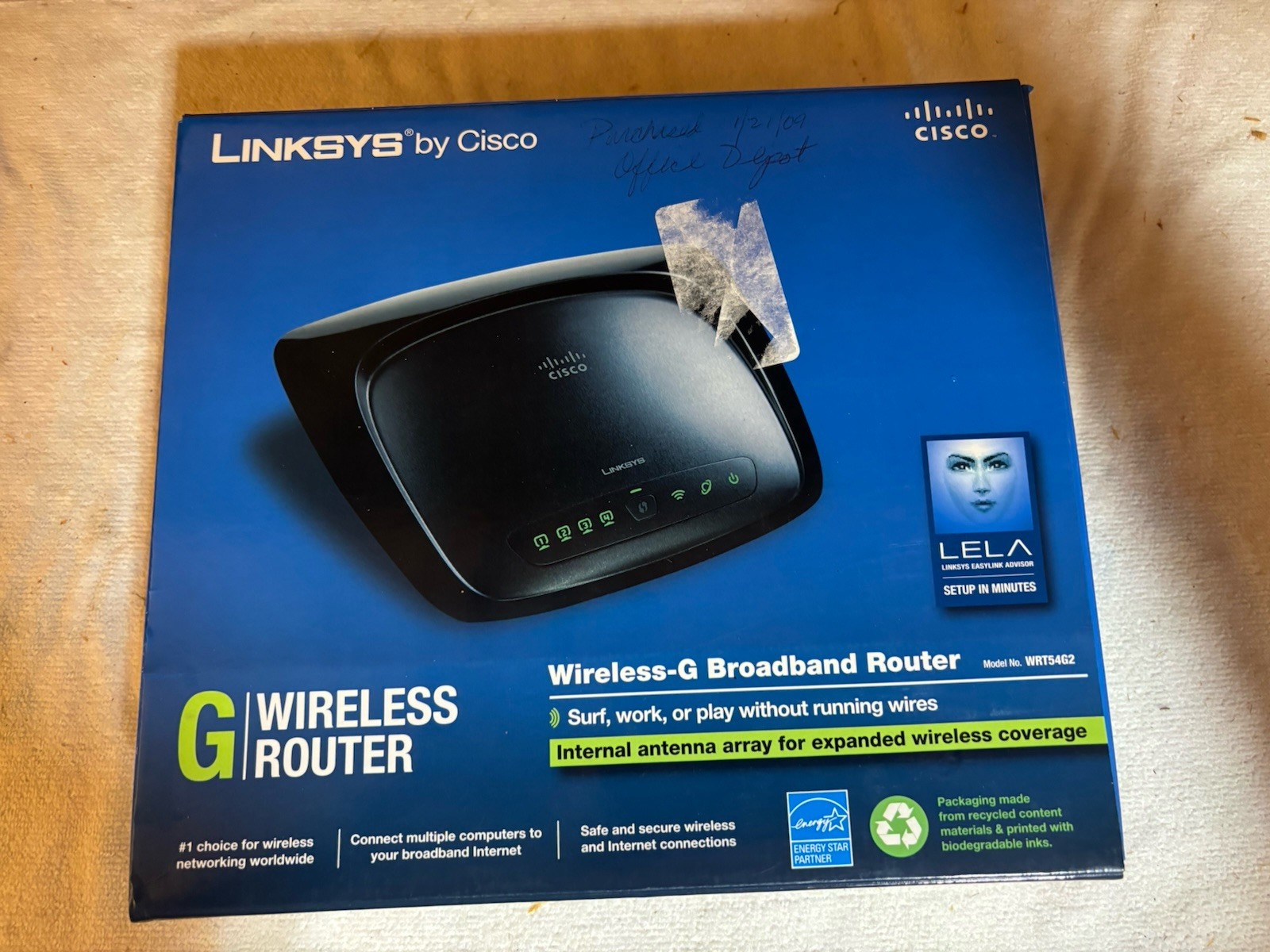 Linksys WRT54G2 Wireless-G Router 54 Mbps WiFi 4-Port 10/100 Ethernet Black