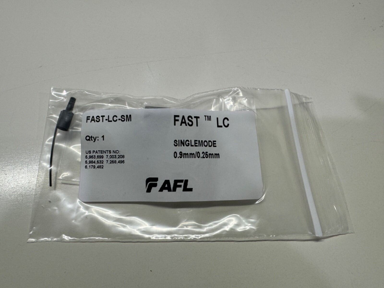 AFL FAST-LC-SM Fast LC Singlemode Fiber Optic Connectors 0.9/0.25mm