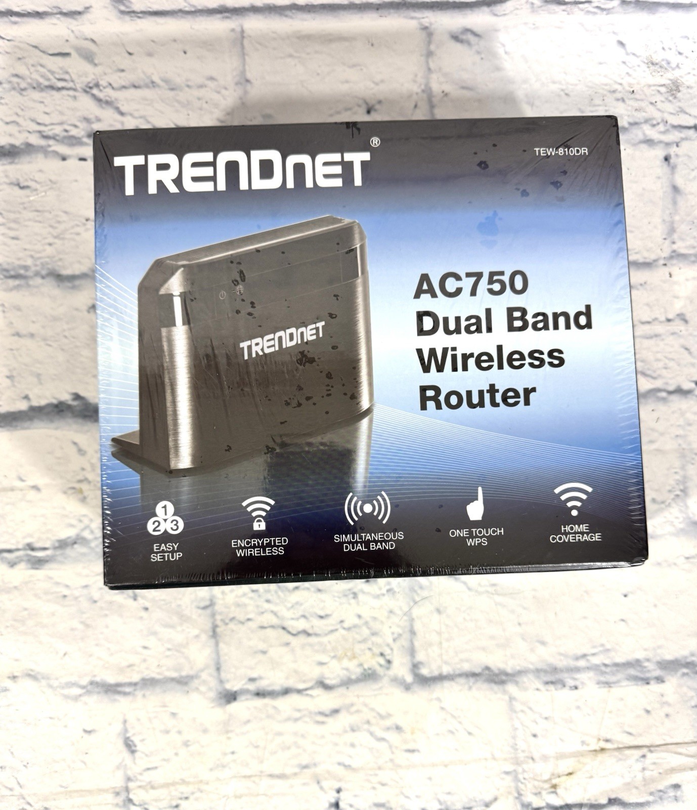 New Trendnet TEW-810DR AC 750 Dual Band Wireless Router - WiFi