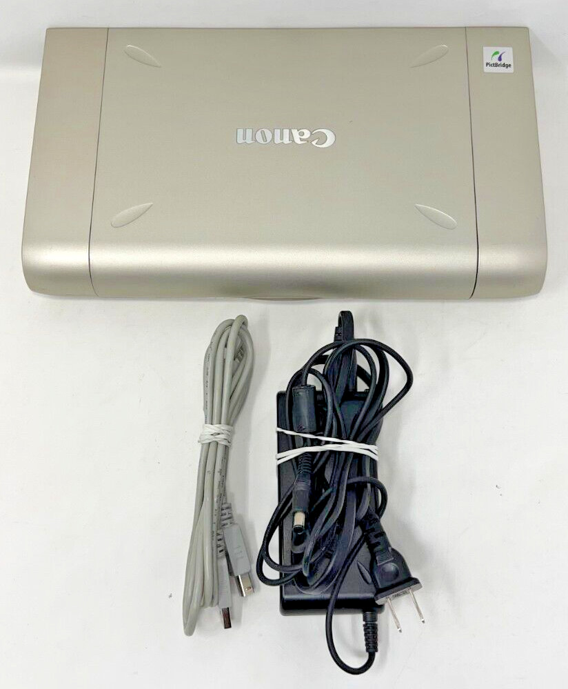 Canon i80 K10233 Digital Photo Bubblejet Inkjet Portable Printer & AC USB Cords
