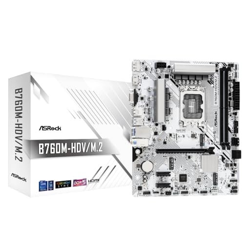 Asrock B760M-HDV/M.2 Intel B760 LGA 1700 micro ATX