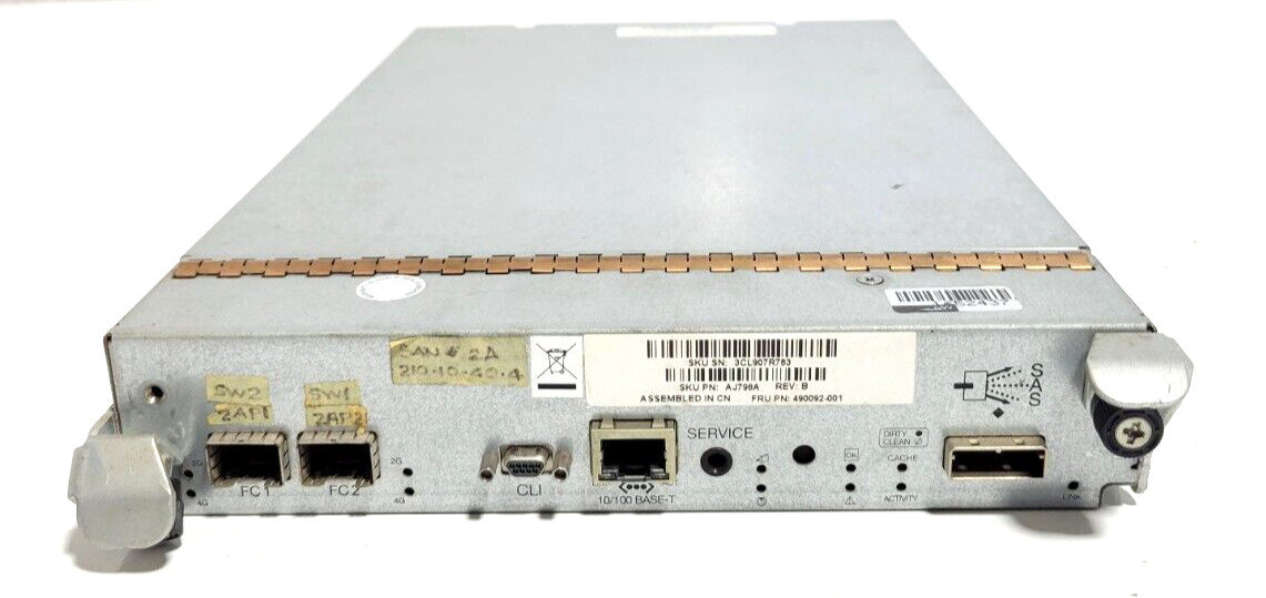 AJ798A HP StorageWorks Smart Array Controller 490092-001 - AS IS -UNTESTED.