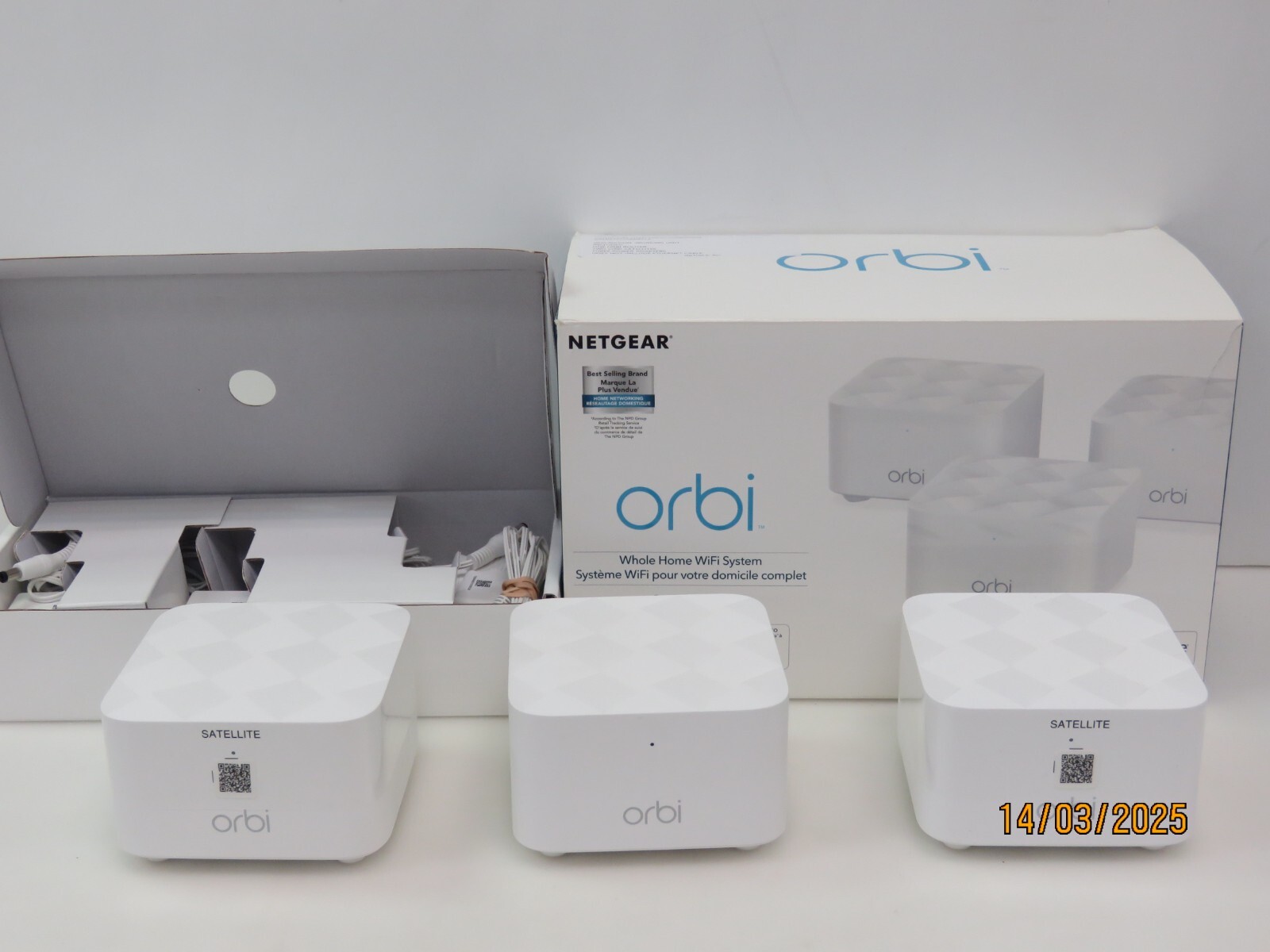 Netgear (RBK13) AC1200 Orbi Whole Home Mesh WiFi System 3 Pack [DA152]