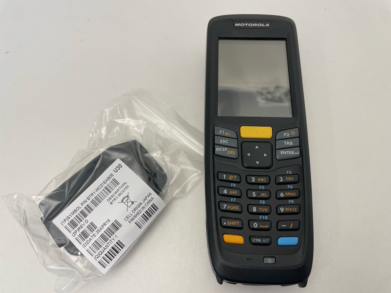 Motorola Zebra MC2180 2D Barcode Scanner Mobile Computer  Battery MC2180-AS01E0A