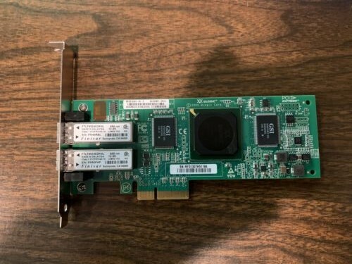 HP QLogic QLE2462 4GB PCI-Ex4 Dual Port Fibre Channel FC HBA 407621-001 AE312A
