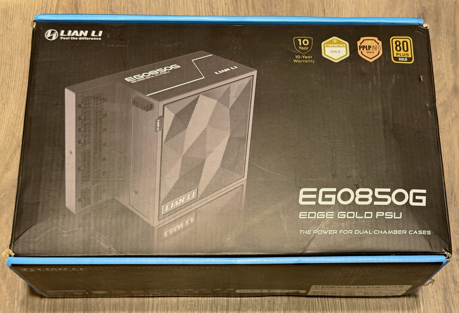 Lian Li EG0850G Edge Gold 850W ATX Modular PSU 12V-2x6 Black