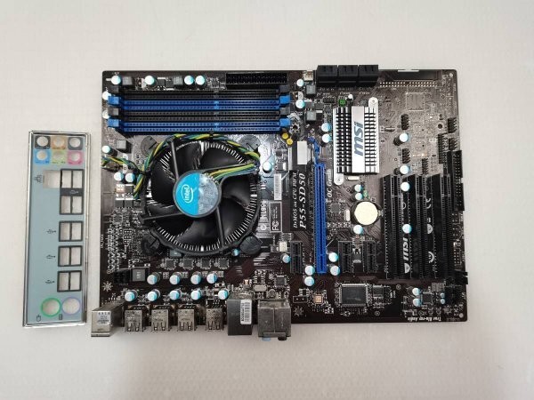 Used Part: BIOS Verified MSI P55-SD50 Motherboard LGA1156 MB214