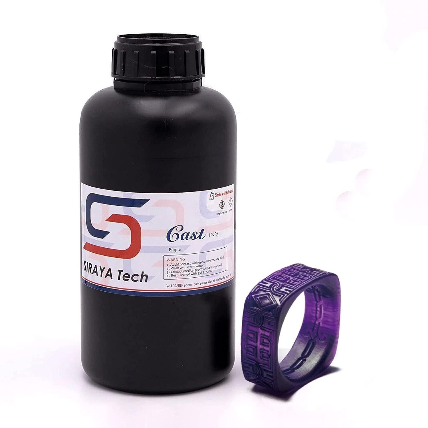 Siraya Tech Cast 3D Printer Resin Castable LCD UV-Curing Resin Easy to Print Use