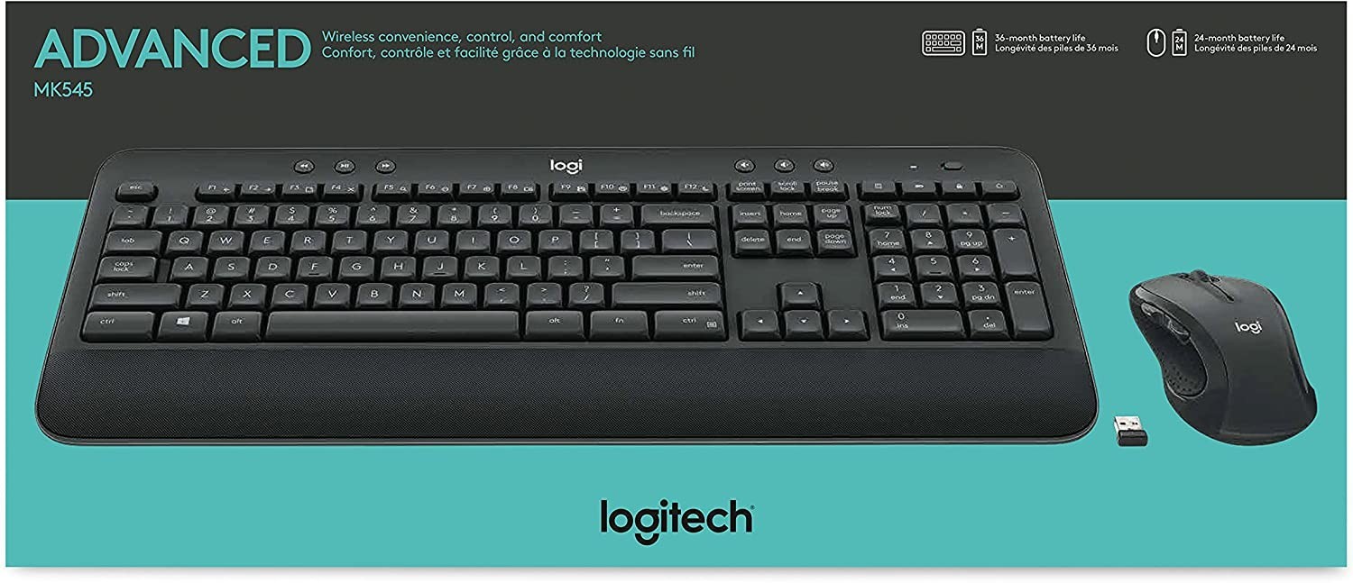 Logitech MK545 Wireless Keyboard and Mouse Combo