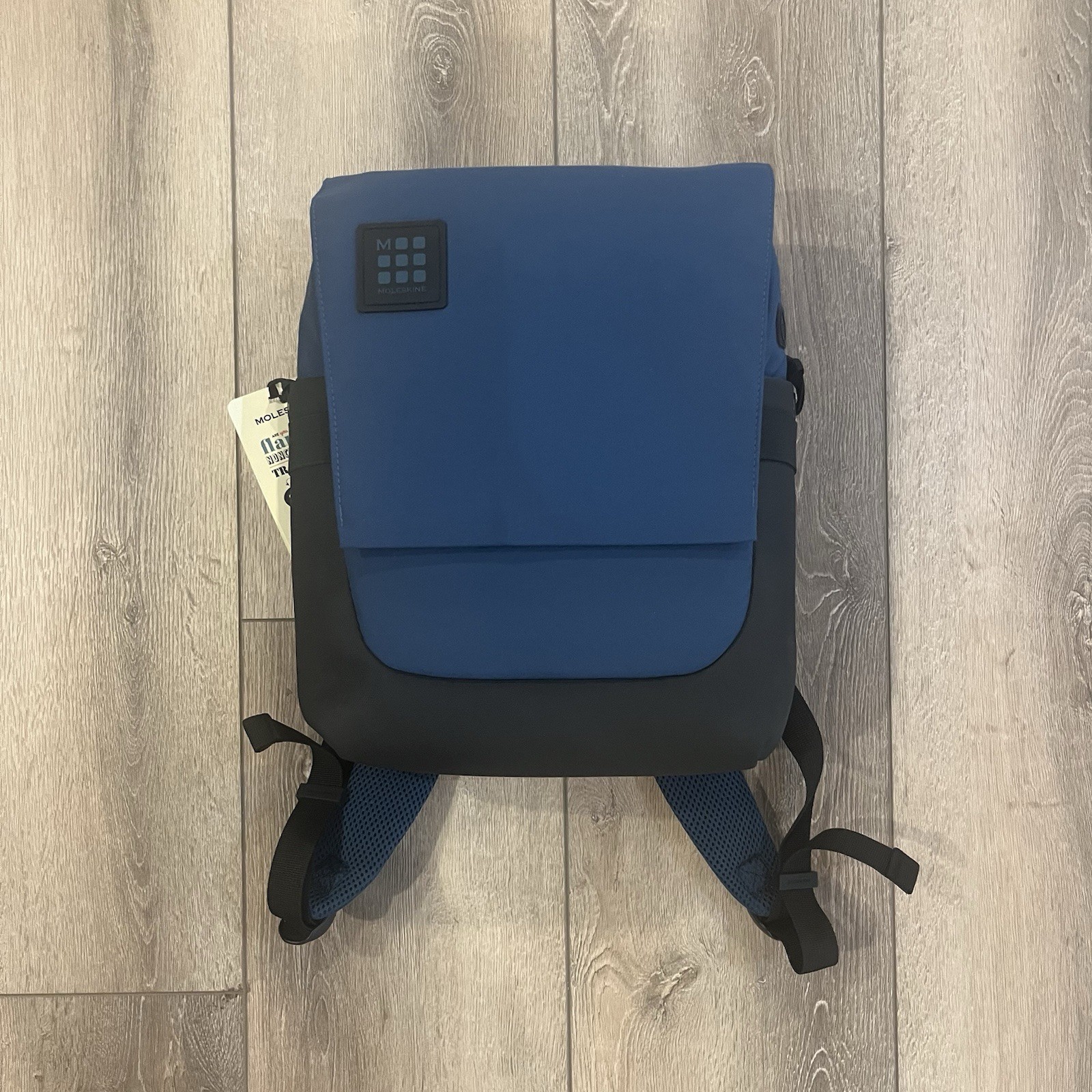 Moleskine Small ID Collection Backpack - Blue - ET72BKSB31F - Size: 13" Devices
