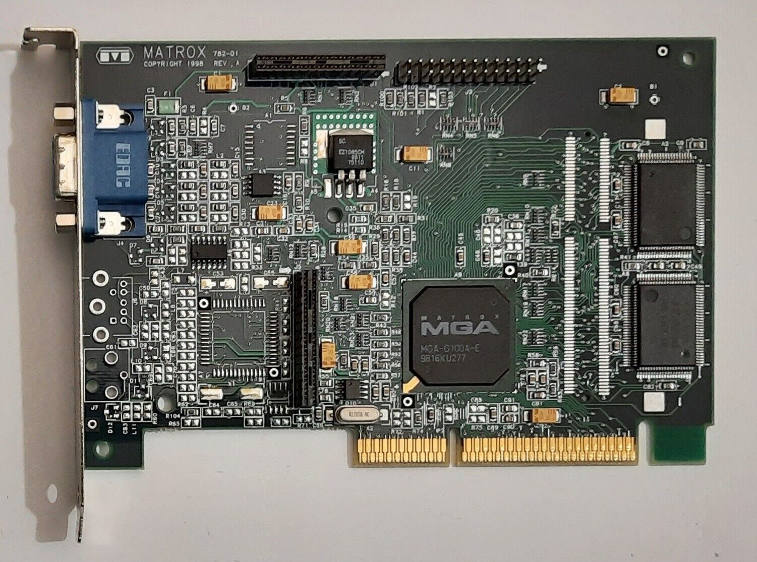 Matrox Productiva G100 AGP Graphics Card (G+/PROA/4BI/5, 4MB, Retro, 1998)