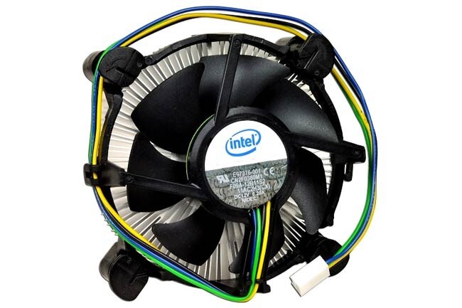 Intel E97376-001 LGA775 CPU Cooler Low Profile Copper Core Heatsink Fan