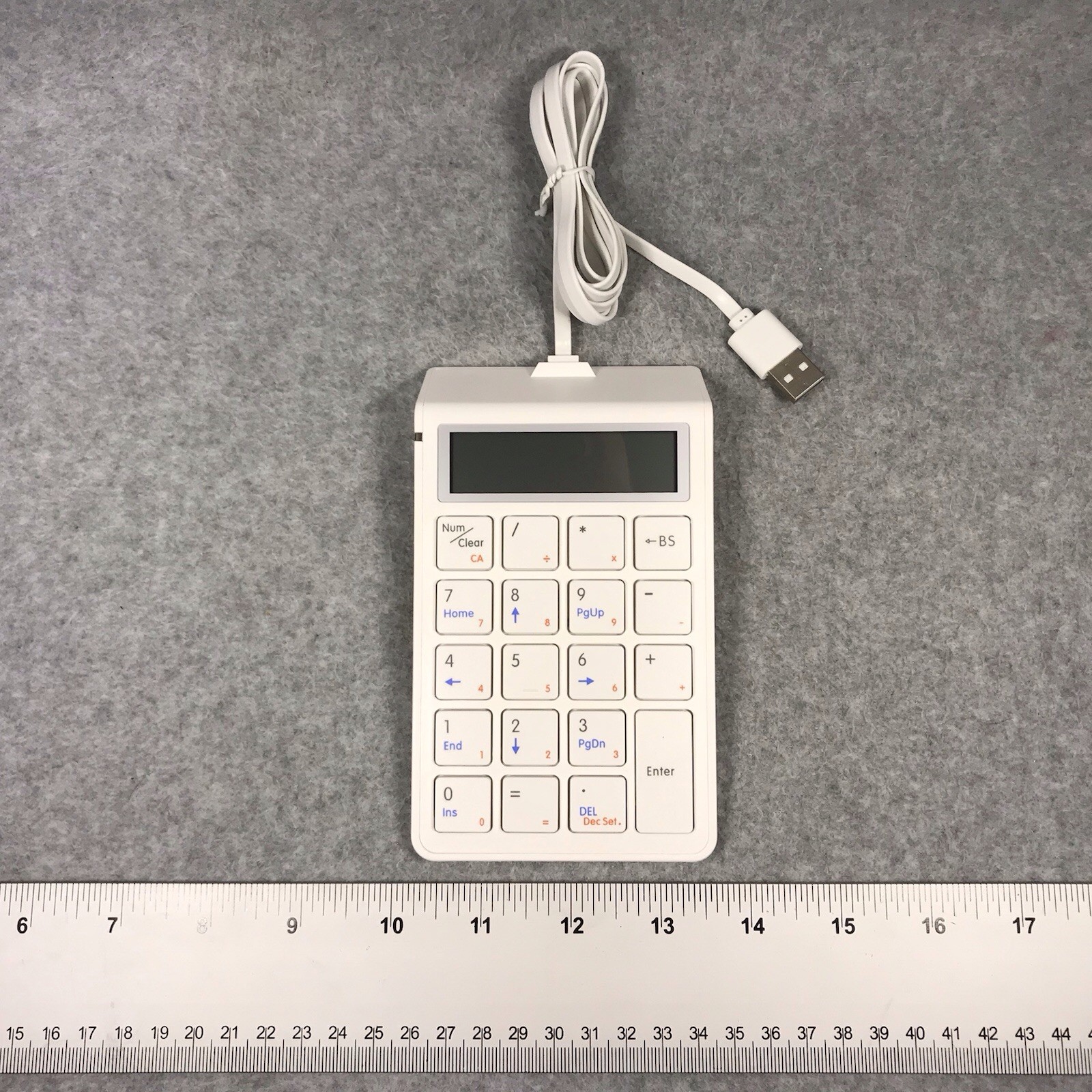 Sunreed 2 in 1 USB Wired Numeric Keypad & Calculator LCD Number Pad 19 Keys