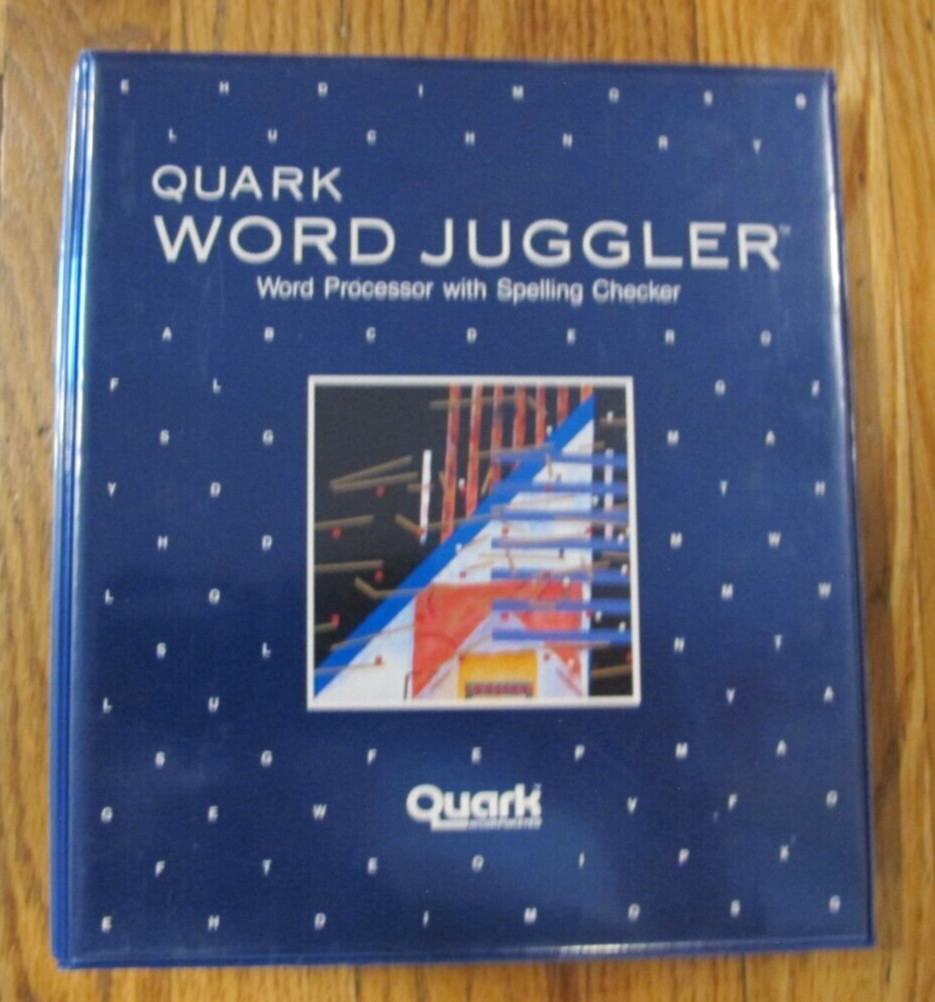 Quark Word Juggler - Apple IIe/IIc - Only Backup Disc Included - 