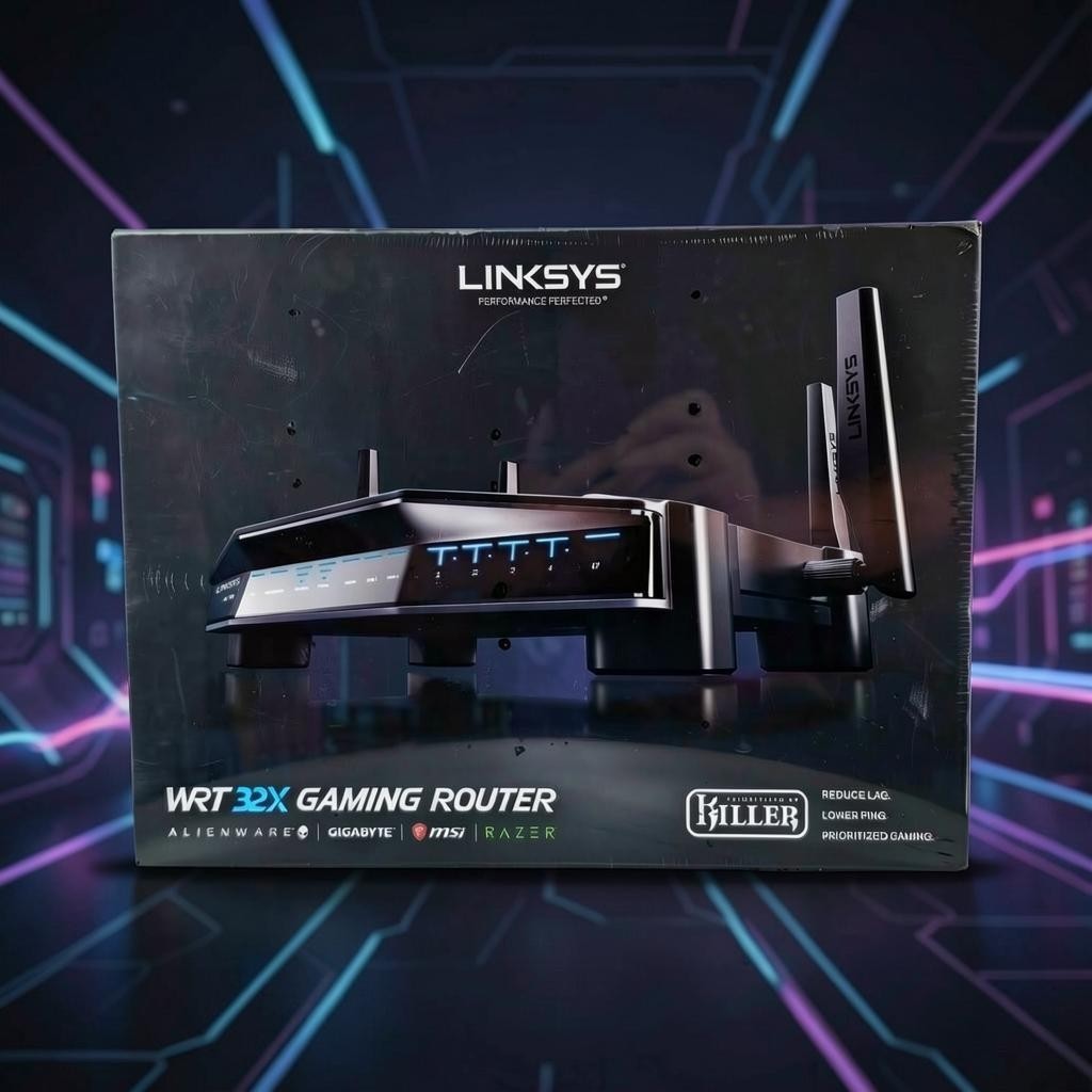 Linksys WRT32X Dual Band WiFi Gaming VPN Router Killer Prioritization Alienware