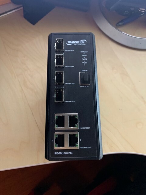 Transition Networks SISGM1040-244-LR Managed Hardened Gigabit Ethernet Switch