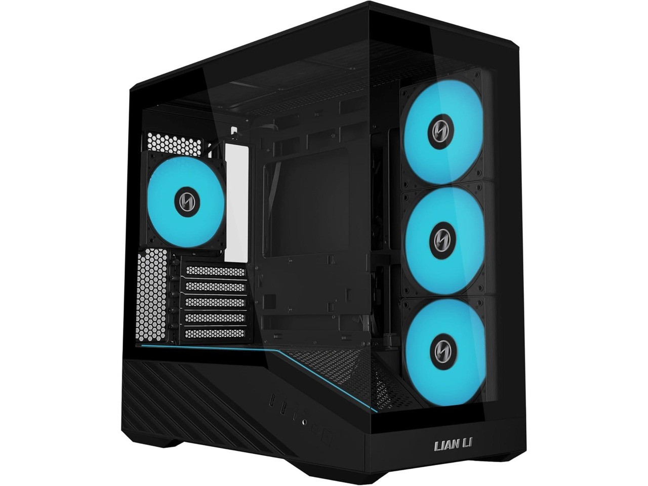 Lian Li VECTOR V100 MINI Micro Form Factor Compact PC Case, Pre-install 4 x