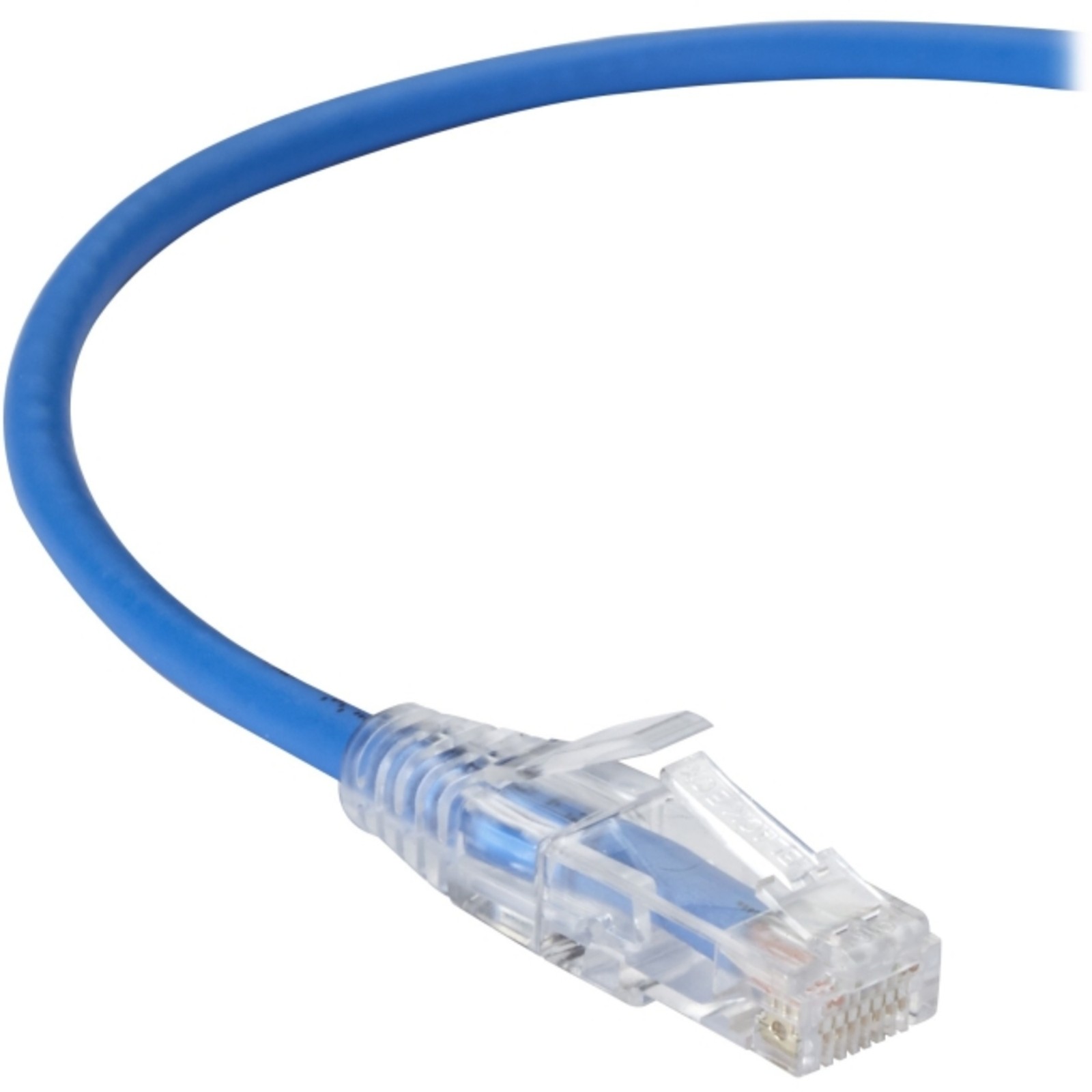 Black Box - C6PC28-BL-15 - Black Box Slim-Net Cat.6 UTP Patch Network Cable -