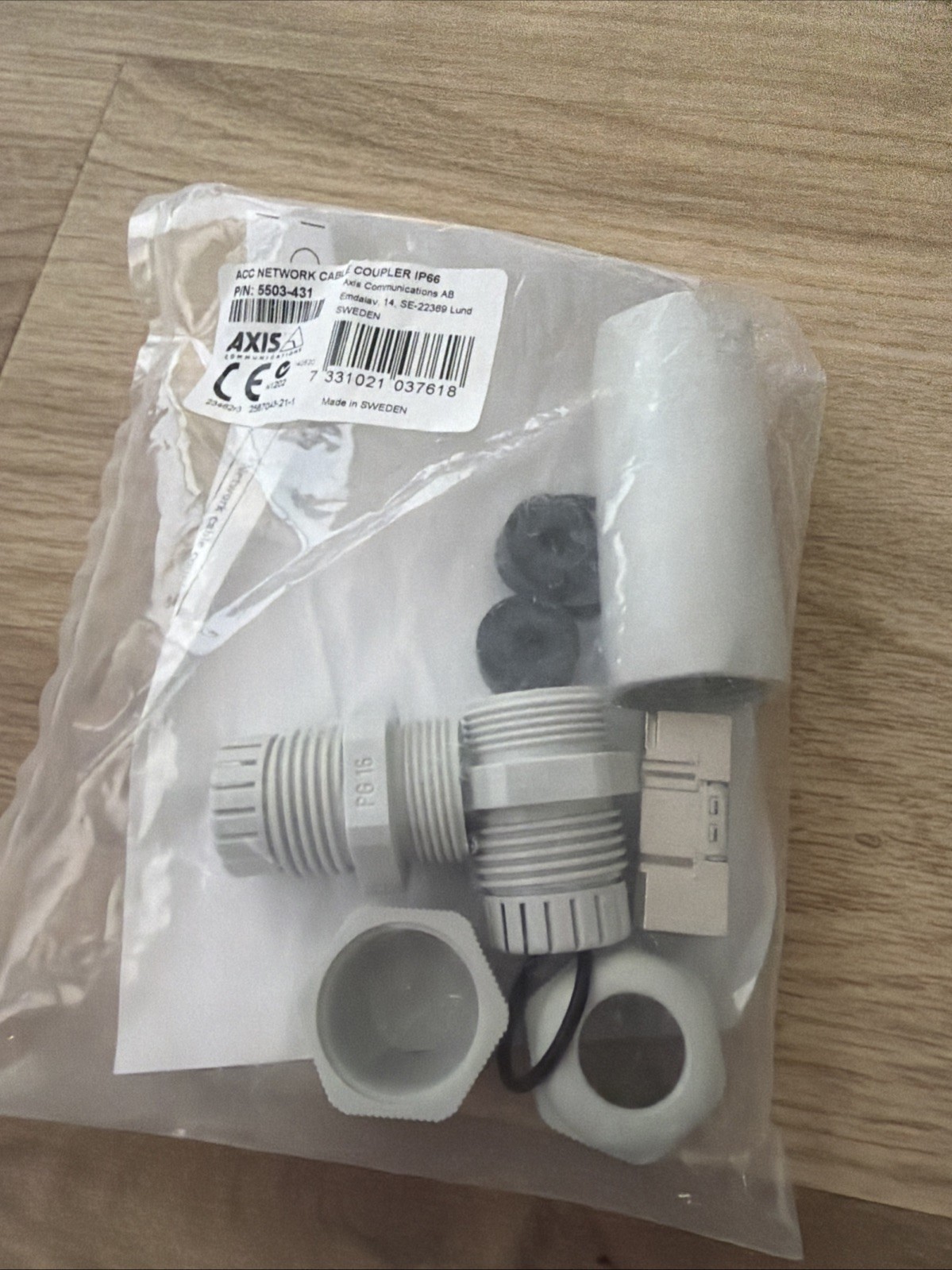 AXIS 5503-431 Network Cable Connector IP66 RJ45 CAT6a NEW Original Packaging Outdoor