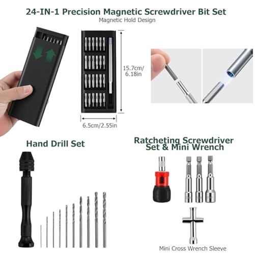 JiGiU 120Pcs 3D Printer Tools Kit with Storage Case, 3D Printer Accessories