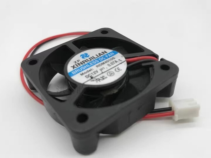 XINRUILIAN 4010 RDM4010S DC12V 0.07A 40*10MM 4CM 2-pin silent cooling fan