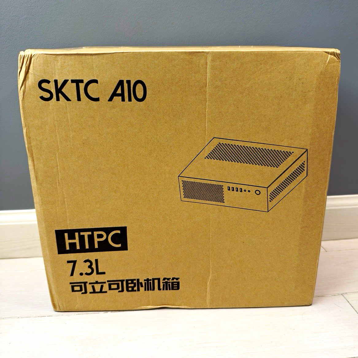 SKTC A10 7.3L HTPC Mini-ITX Computer Case open box 